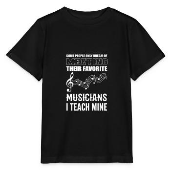 Ich unterrichte meine Dirigent Gift - Stanley/Stella Kinder T-Shirt MINI CREATOR  - Schwarz - Vorne - Mikhail (115cm)