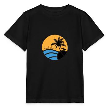 Beach club - Stanley/Stella Kinder T-Shirt MINI CREATOR  - Schwarz - Vorne - Mikhail (115cm)