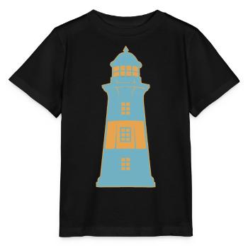 Lighthouse in the maritime coast - Stanley/Stella MINI CREATOR Kids’ T-Shirt - black - Front - Mikhail (115cm)