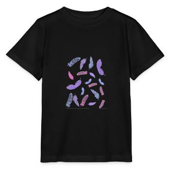 bi federn - Stanley/Stella Kinder T-Shirt MINI CREATOR  - Schwarz - Vorne - Mikhail (115cm)