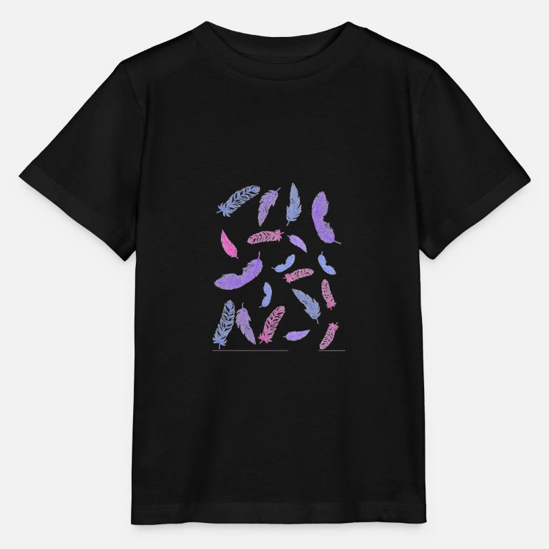 bi plumes - T-shirt bio MINI CREATOR Stanley/Stella Enfant - noir