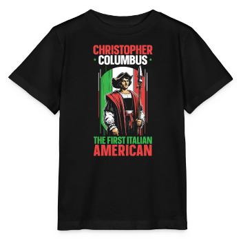 Columbus Day Amerika 1492 Usa Entdeckung - Stanley/Stella Kinder T-Shirt MINI CREATOR  - Schwarz - Vorne - Mikhail (115cm)