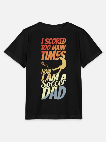 Fußball Dad - Stanley/Stella Kinder T-Shirt MINI CREATOR  - Schwarz