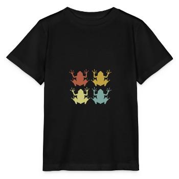 Grenouille - T-shirt bio MINI CREATOR Stanley/Stella Enfant - noir - Devant - Mikhail (115cm)