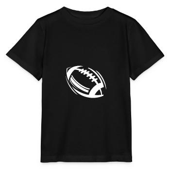 Football American Football - Stanley/Stella Kinder T-Shirt MINI CREATOR  - Schwarz - Vorne - Mikhail (115cm)