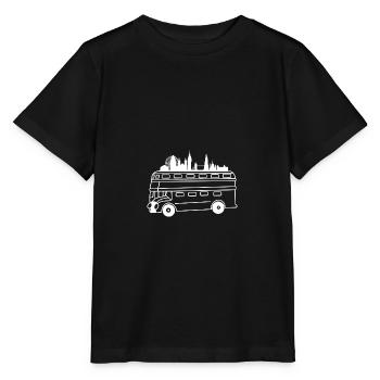 Londres Angleterre UK - T-shirt bio MINI CREATOR Stanley/Stella Enfant - noir - Devant - Mikhail (115cm)