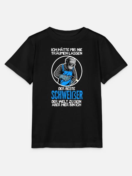 Schweißer Beruf Schweiß Geschenk - Stanley/Stella Kinder T-Shirt MINI CREATOR  - Schwarz