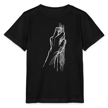Climbing fingers - Stanley/Stella MINI CREATOR Kids’ T-Shirt - black - Front - Mikhail (115cm)