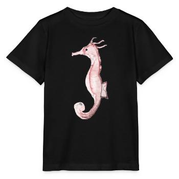 Vintage Marine Animals - Stanley/Stella MINI CREATOR Kids’ T-Shirt - black - Front - Mikhail (115cm)