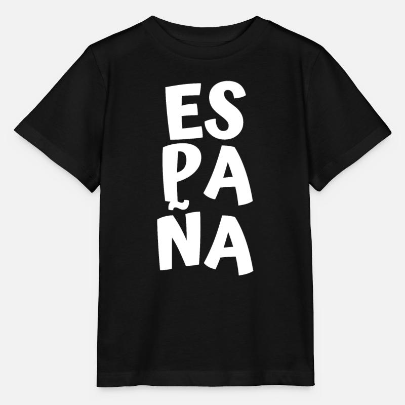 Spanien - Stanley/Stella Kinder T-Shirt MINI CREATOR  - Schwarz