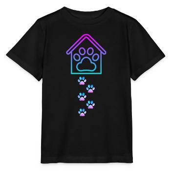 Chien - T-shirt bio MINI CREATOR Stanley/Stella Enfant - noir - Devant - Mikhail (115cm)