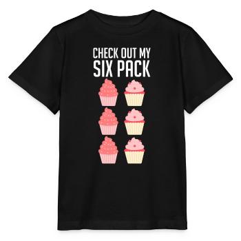 Cupcake Chef Baker Baking Funny Découvrez My Six P - T-shirt bio MINI CREATOR Stanley/Stella Enfant - noir - Devant - Mikhail (115cm)