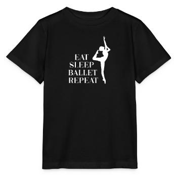 Ballett Sport Gymnastik Tanz Ballet Dance Tänzerin - Stanley/Stella Kinder T-Shirt MINI CREATOR  - Schwarz - Vorne - Mikhail (115cm)