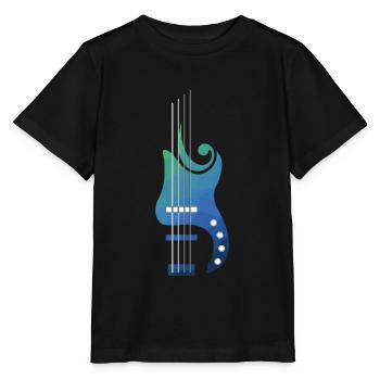 Bass Lover | Basse | Coloré - T-shirt bio MINI CREATOR Stanley/Stella Enfant - noir - Devant - Mikhail (115cm)