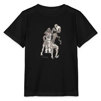 New Story - Stanley/Stella Kinder T-Shirt MINI CREATOR  - Schwarz - Vorne - Mikhail (115cm)