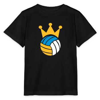 Beachvolleyball - Stanley/Stella Kinder T-Shirt MINI CREATOR  - Schwarz - Vorne - Mikhail (115cm)