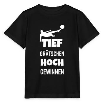 Hautes hautes victoires dans le football - T-shirt bio MINI CREATOR Stanley/Stella Enfant - noir - Devant - Mikhail (115cm)