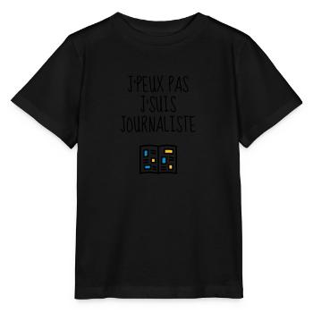 Journalist Journalism Journalismus Journaliste - Stanley/Stella MINI CREATOR Kids’ T-Shirt - black - Front - Mikhail (115cm)