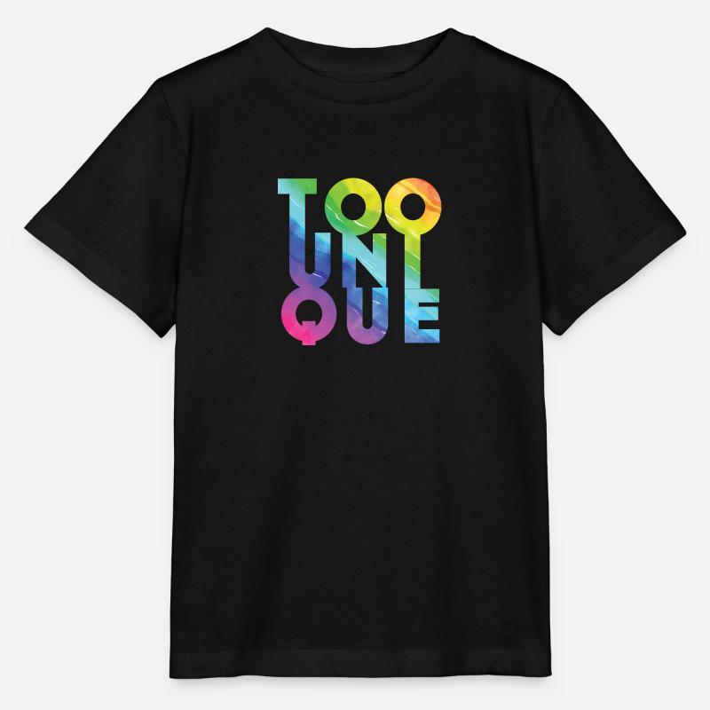 Too Unique - Stanley/Stella MINI CREATOR Kids’ T-Shirt - black