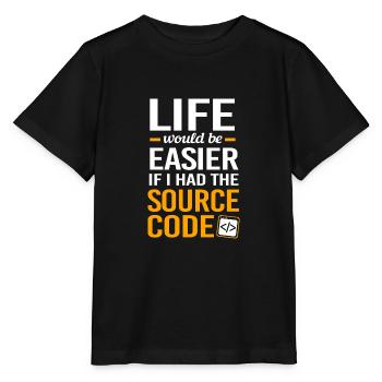Cybersecurity Cyber Programmer Hacker - Stanley/Stella MINI CREATOR Kids’ T-Shirt - black - Front - Mikhail (115cm)