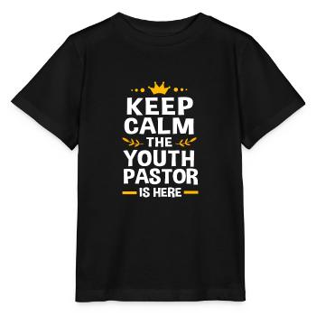 Youth pastor - Stanley/Stella MINI CREATOR Kids’ T-Shirt - black - Front - Mikhail (115cm)