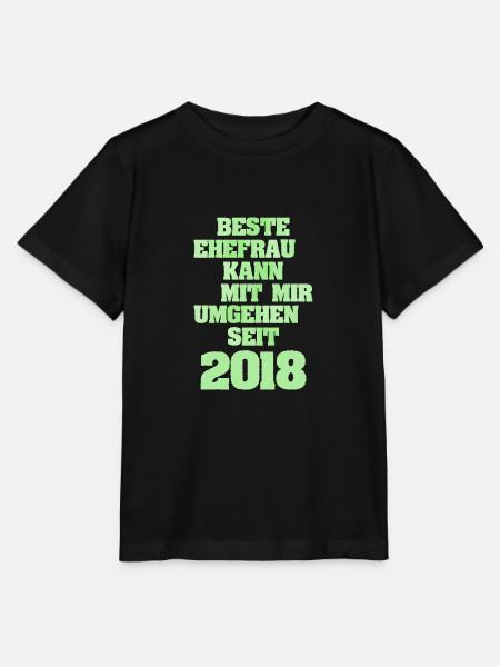 Ehefrau Jahr2018 - Stanley/Stella Kinder T-Shirt MINI CREATOR - Schwarz