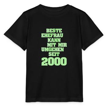 2000 - T-shirt bio MINI CREATOR Stanley/Stella Enfant - noir - Devant - Mikhail (115cm)