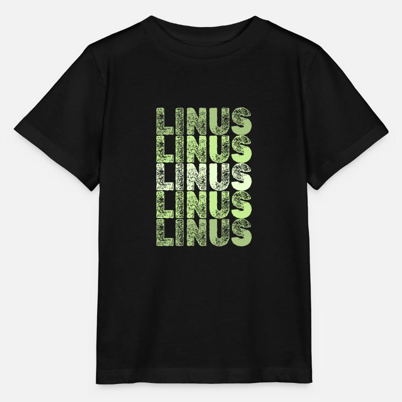 Linus - T-shirt bio MINI CREATOR Stanley/Stella Enfant - noir