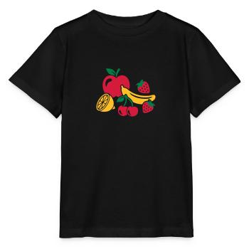 Fruits - T-shirt bio MINI CREATOR Stanley/Stella Enfant - noir - Devant - Mikhail (115cm)
