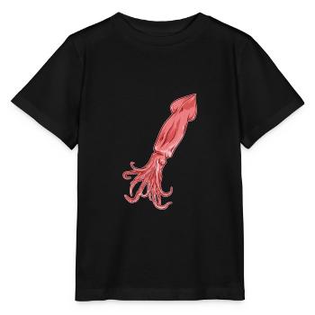 Tintenfisch - Stanley/Stella Kinder T-Shirt MINI CREATOR  - Schwarz - Vorne - Mikhail (115cm)