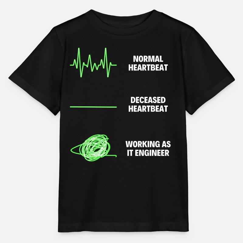 Ingénieur informatique Travailleur informatique - T-shirt bio MINI CREATOR Stanley/Stella Enfant - noir