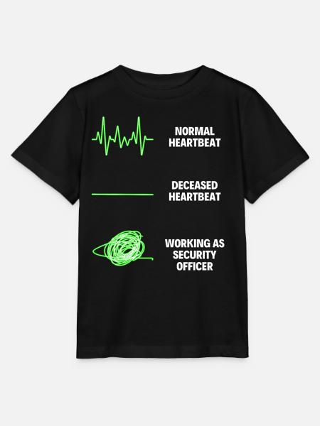 Security Officer Security Guard Worker - Stanley/Stella Kinder T-Shirt MINI CREATOR - Schwarz