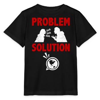 Language Learning Language Problem Solution - Stanley/Stella MINI CREATOR Kids’ T-Shirt - black - Front - Mikhail (115cm)