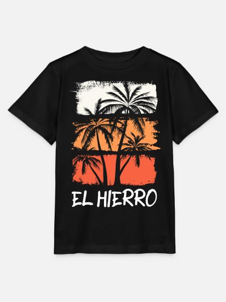 El Hierro Sommer Sonne Strand Meer Palmen Urlaub - Stanley/Stella Kinder T-Shirt MINI CREATOR - Schwarz