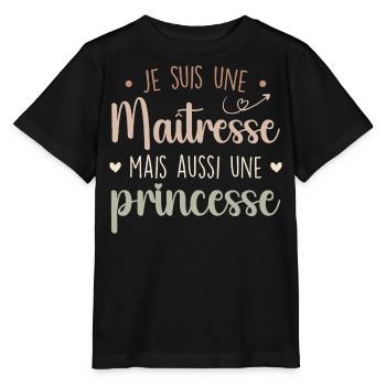 Herrin und Prinzessin - Beeindruckende Herrin - Stanley/Stella Kinder T-Shirt MINI CREATOR  - Schwarz - Vorne - Mikhail (115cm)