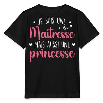 Herrin und Prinzessin - Beeindruckende Herrin - Stanley/Stella Kinder T-Shirt MINI CREATOR  - Schwarz - Vorne - Mikhail (115cm)