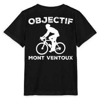 Objekt: Mont Ventoux Radfahrer Vélo - Stanley/Stella Kinder T-Shirt MINI CREATOR  - Schwarz - Vorne - Mikhail (115cm)