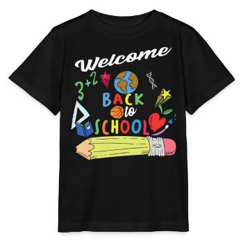 Back to School - Stanley/Stella MINI CREATOR Kids’ T-Shirt - black - Front - Mikhail (115cm)