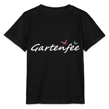 Gartenfee Süßes Motiv für Garten und Gewächshaus - Stanley/Stella Kinder T-Shirt MINI CREATOR  - Schwarz - Vorne - Mikhail (115cm)
