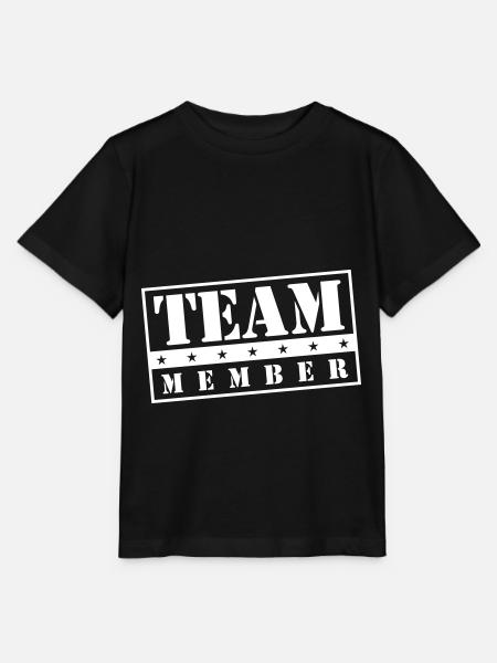 team member stempel - Stanley/Stella Kinder T-Shirt MINI CREATOR  - Schwarz