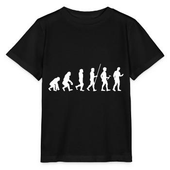 Evolution Smartphone Generation - Stanley/Stella MINI CREATOR Kids’ T-Shirt - black - Front - Mikhail (115cm)