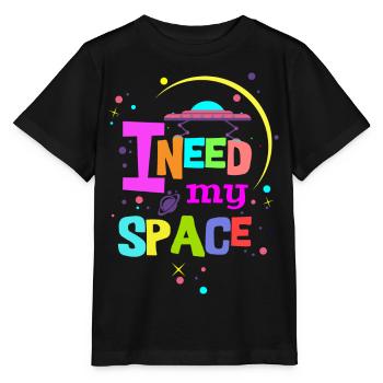 Ich brauche meinen Platz - Stanley/Stella Kinder T-Shirt MINI CREATOR  - Schwarz - Vorne - Mikhail (115cm)