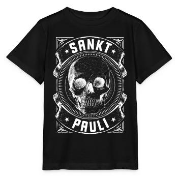 St. Pauli / Sankt Pauli / Hamburg - Stanley/Stella Kinder T-Shirt MINI CREATOR  - Schwarz - Vorne - Mikhail (115cm)