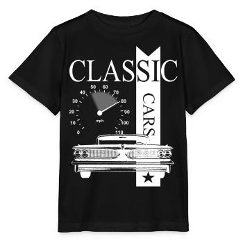 Voitures classiques automobiles - T-shirt bio MINI CREATOR Stanley/Stella Enfant - noir - Devant - Mikhail (115cm)