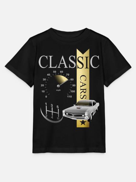 Automobile Classic Cars - Stanley/Stella T-shirt MINI CREATOR til børn - sort
