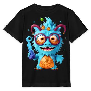 Professor Monster - Stanley/Stella MINI CREATOR Kids’ T-Shirt - black - Front - Mikhail (115cm)