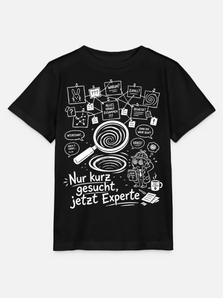 Nur Kurz Gesucht - Stanley/Stella Kinder T-Shirt MINI CREATOR - Schwarz