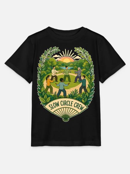 SLOW CIRCLE CREW Wolken - Stanley/Stella Kinder T-Shirt MINI CREATOR - Schwarz