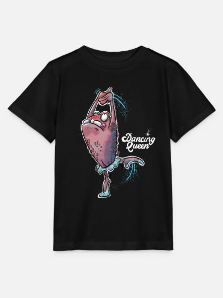 Dancing Queen Monster im Tutu - Stanley/Stella Kinder T-Shirt MINI CREATOR  - Schwarz