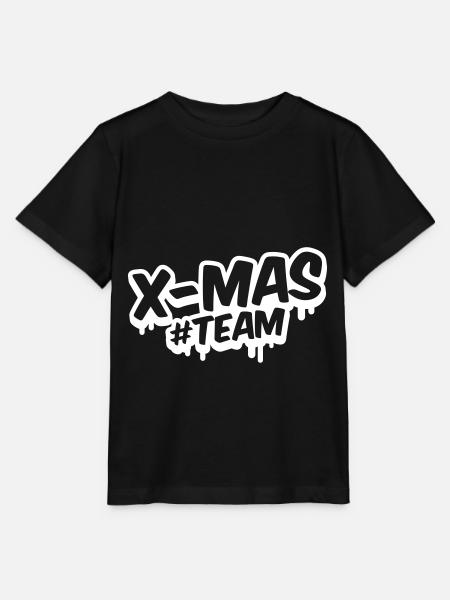 xmas team christmas - Stanley/Stella Kinder T-Shirt MINI CREATOR - Schwarz